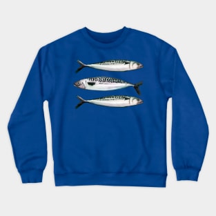 Mackerel Pattern - Fish Fans Crewneck Sweatshirt